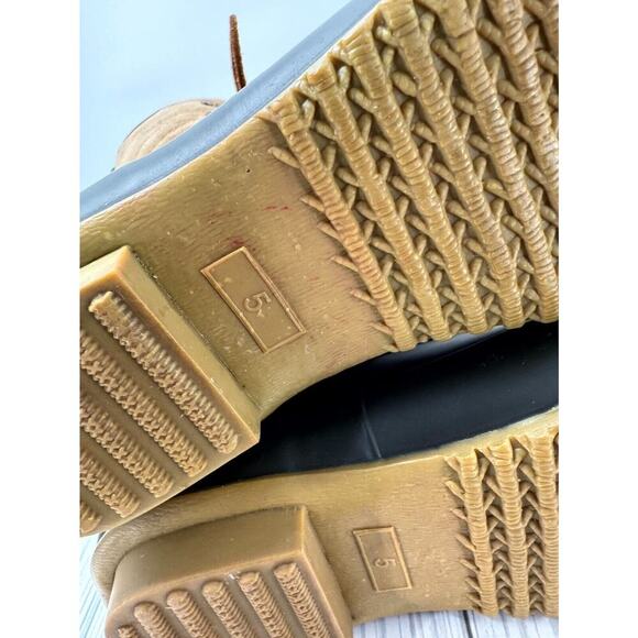 Tory Burch Brown and Black Ankle Boots - Picture 7 of 8